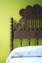 Green bedroom Royalty Free Stock Photo