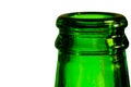 Bottleneck in green over a white background Royalty Free Stock Photo