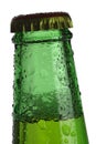 Green Beer bottle top Royalty Free Stock Photo