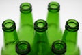 Green beer bottles Royalty Free Stock Photo