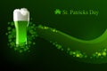 Green beer for St Patrick's Day