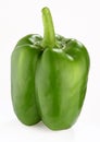 Green bell pepper Royalty Free Stock Photo