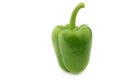 Green bell pepper (capsicum) Royalty Free Stock Photo