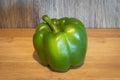 Green Bell Pepper freshly picked Royalty Free Stock Photo