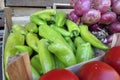 Green bell pepper, green Bulgarian pepper