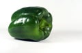 Green Bell Pepper - Isolated on White