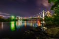 The Hennepin Bridge in downtown Minneapolis Royalty Free Stock Photo