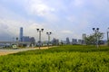 Green belt at central, hong kong city