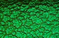 GREEN BEVELED STAINED GLASS WINDOW PANE