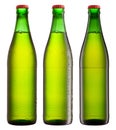 Green beverage bottles