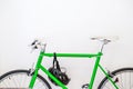 Green bicycle