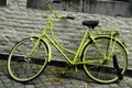 Green bike Royalty Free Stock Photo