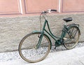 Green bike Royalty Free Stock Photo