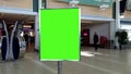Green billboard for custom content with luma matte