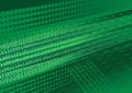 Green binary code background Royalty Free Stock Photo