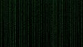 Green binary code digital background textured overlay Royalty Free Stock Photo