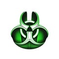 Green Biohazard Symbol
