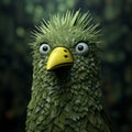 Doodled Bird: A Ray Traced Image With Sharp Prickly Details