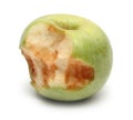Green bitten apple Royalty Free Stock Photo