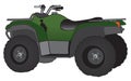 Green and Black All Terrain Vehicle