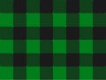 Green and Black Lumberjack plaid seamless pattern