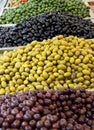 Green and black olives Royalty Free Stock Photo