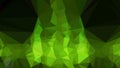Green and Black Polygonal Abstract Background Royalty Free Stock Photo