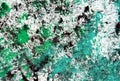 Green black white black phosphorescent blurred painting watercolor background, abstract painting watercolor background