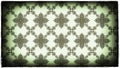 Green Black and White Vintage Decorative Floral Ornament Background Pattern Royalty Free Stock Photo