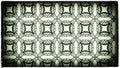 Green Black and White Vintage Decorative Floral Ornament Wallpaper Pattern Image Royalty Free Stock Photo