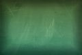 Green blank chalkboard for background