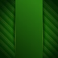 Green blank, template, background for your design. Green banded background