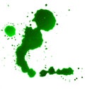 Green Blood stains puddle Royalty Free Stock Photo