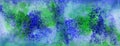 Green and blue abstract watercolor for background Royalty Free Stock Photo