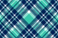 Green Blue  White Gingham Buffalo Lumberjack pattern background. Royalty Free Stock Photo