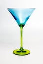 Green and blue cocktail glass Royalty Free Stock Photo