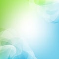 Green And Blue Dinamic Background And Line Royalty Free Stock Photo