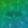 Green blue gradient glitter background. Vector abstract illustration Royalty Free Stock Photo