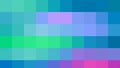 Green blue and purple pixel squares pattern