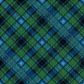 Green and blue stylized checkered background for prints, fabrics, designs, clothes Royalty Free Stock Photo