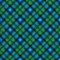 Green and blue stylized checkered background for prints, fabrics, designs, clothes Royalty Free Stock Photo