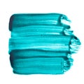 Green blue translucent brush strokes