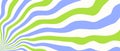 Green blue trippy burst line background. Psychedelic wavy stripe wallpaper. Groovy twisted sunburst swirl. Distorted Royalty Free Stock Photo