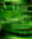 Green blurry gradient mosaic background of micropolosa. Tapal shades