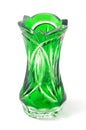 Green Bohemian crystal