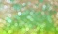 Green bokeh background for seasonal, holidays, event celebrations and various design works Royalty Free Stock Photo