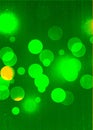 Green bokeh background for seasonal, holidays, event celebrations and various design works Royalty Free Stock Photo