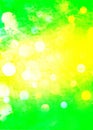 Green bokeh background for seasonal, holidays, event celebrations and various design works Royalty Free Stock Photo