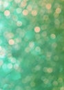 Green bokeh background for seasonal, holidays, event celebrations and various design works Royalty Free Stock Photo