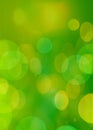 Green bokeh background for seasonal, holidays, event celebrations and various design works Royalty Free Stock Photo